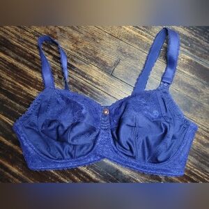 cakes maternity & nursing lace blue bra, 32E